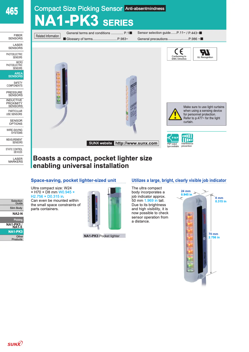 Image de la première page du manuel de l'appareil NA1PK3PN