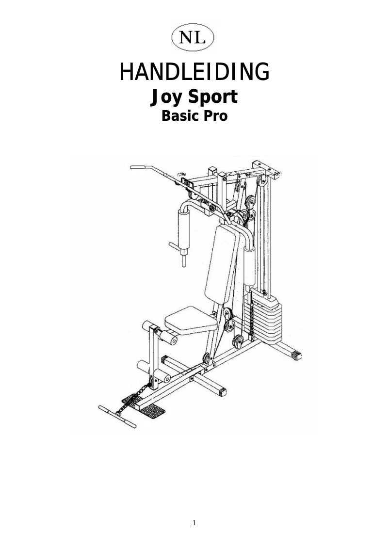 Image de la première page du manuel de l'appareil Basic Pro