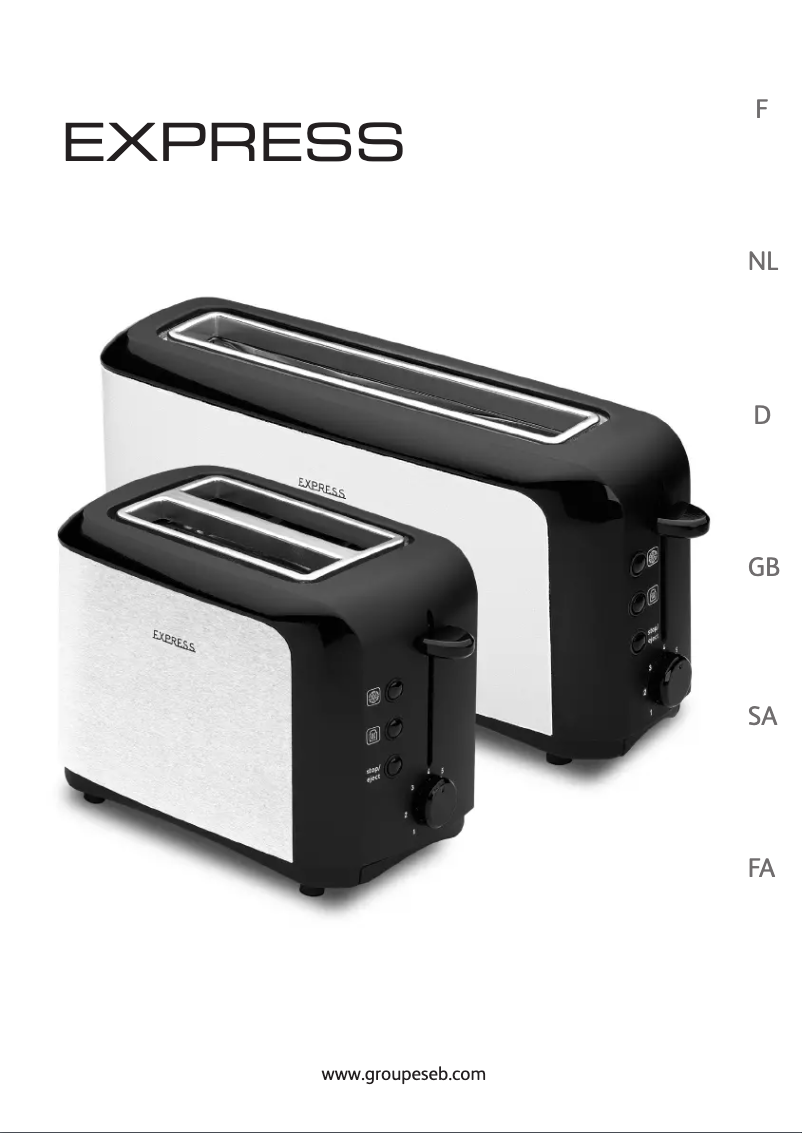 Page n°1 - Manuel utilisateur Tefal TL3562