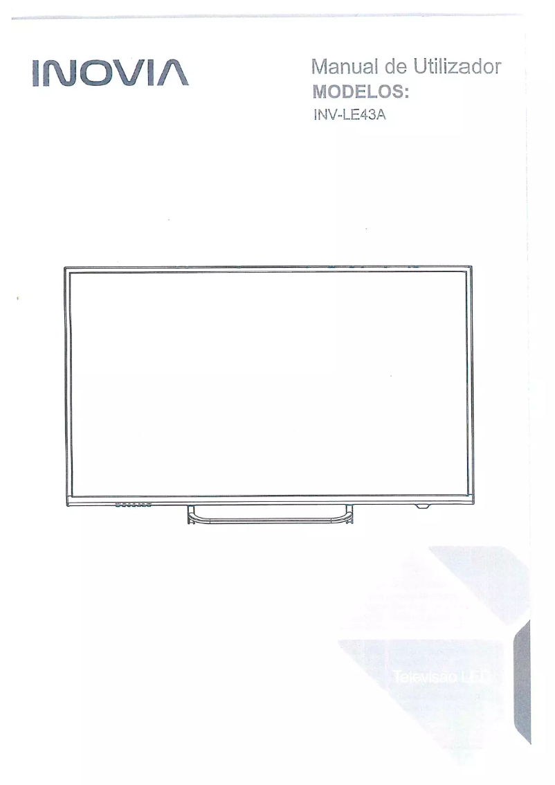 Image de la première page du manuel de l'appareil INV-LE43A