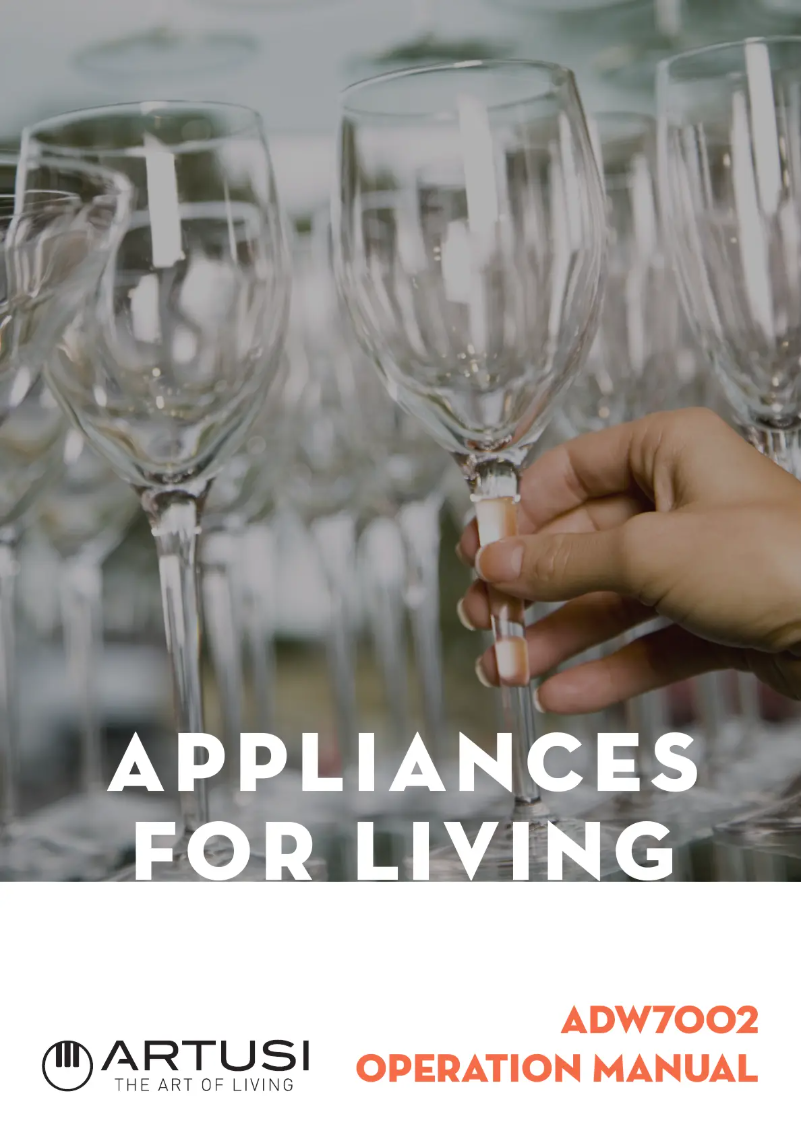 Page 1 de la notice Manuel utilisateur Artusi ADW7002X