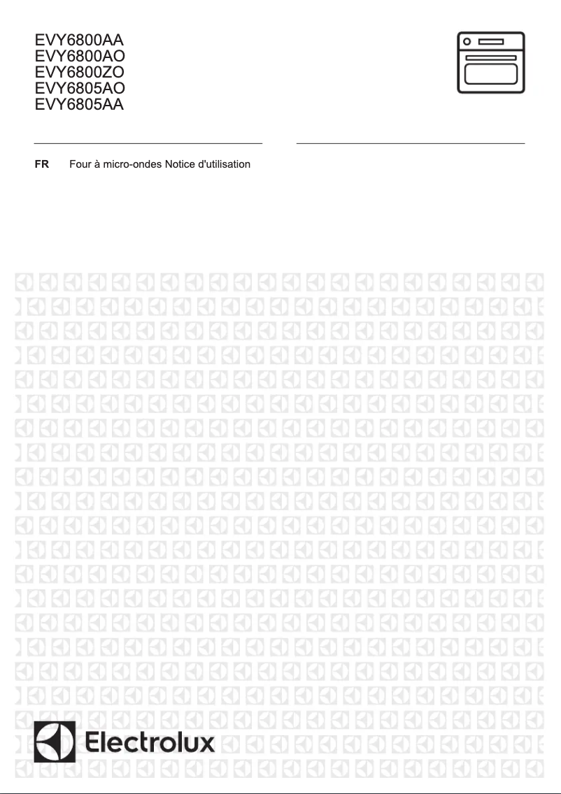 Image de la première page du manuel de l'appareil EVY6805AA