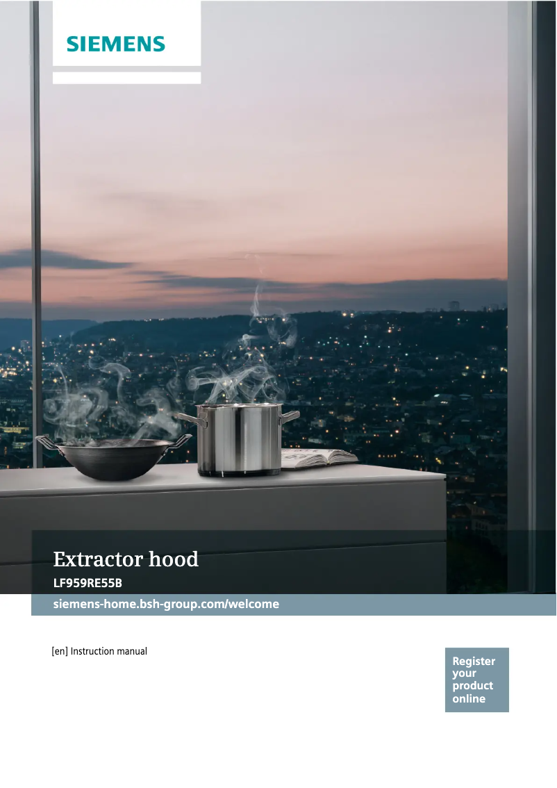 Image de la première page du manuel de l'appareil LF959RE55B