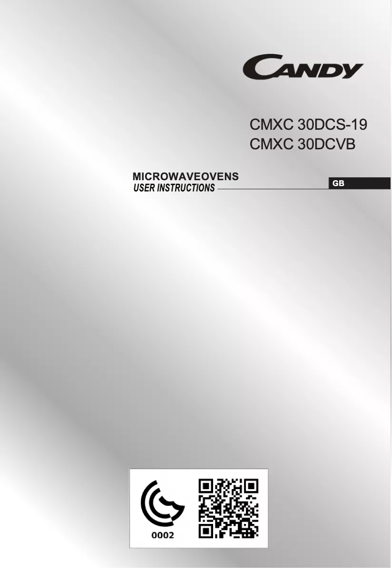 Image de la première page du manuel de l'appareil CMXC 30DCS-19