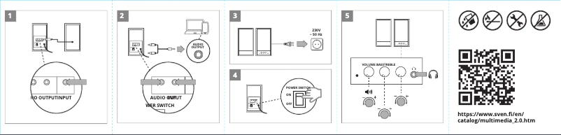 Page n°1 - Guide de démarrage rapide Sven SPS-702