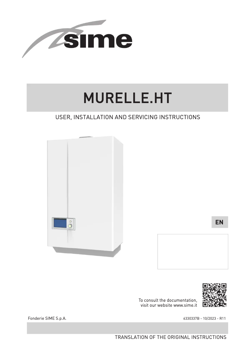 Image de la première page du manuel de l'appareil MURELLE.HT