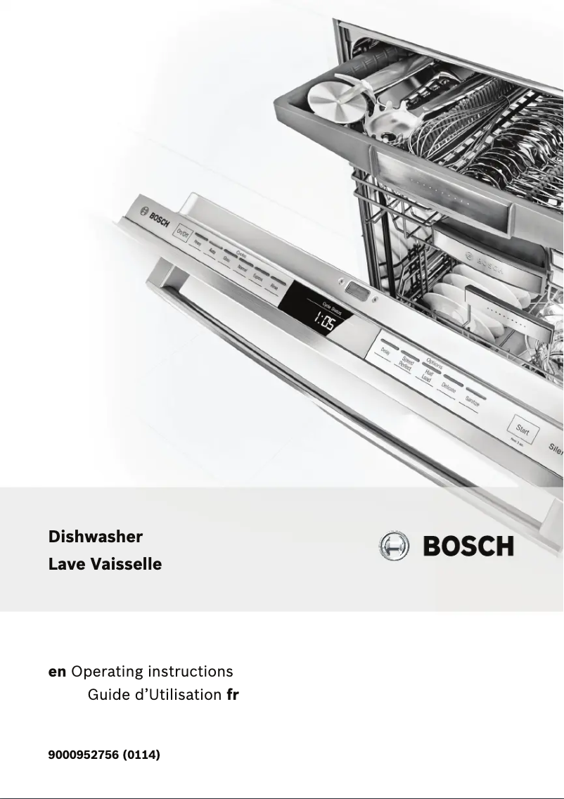 Page 1 de la notice Mode d'emploi Bosch SHP53T55UC