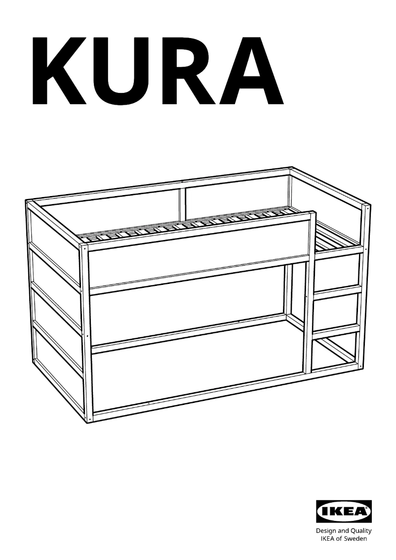 Page 1 de la notice Manuel utilisateur Ikea KURA 802.538.14