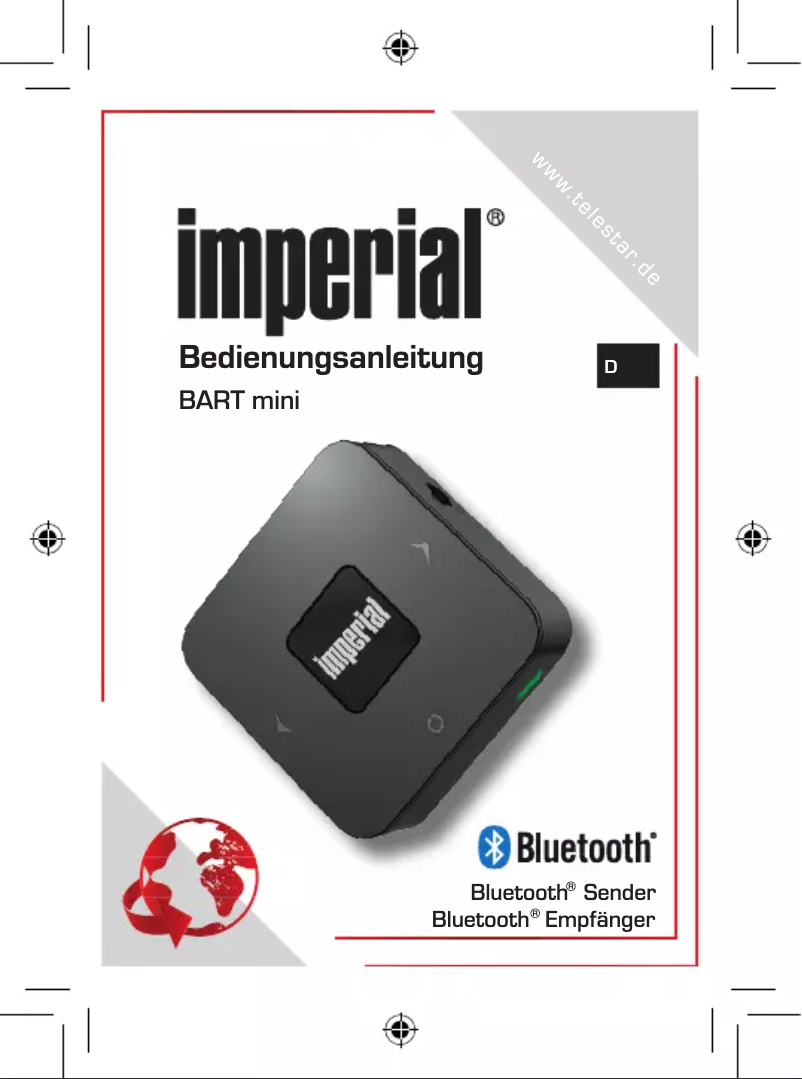 Image de la première page du manuel de l'appareil Bart Mini