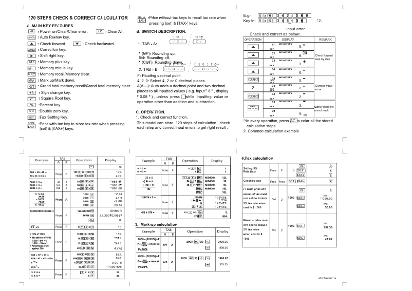 Page 1 de la notice Manuel utilisateur Victor 6400