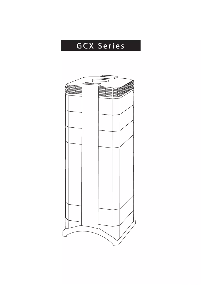 Page 1 de la notice Manuel utilisateur IQAir GCX Series