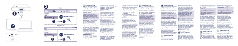 Image de la première page du manuel de l'appareil Portable SSD