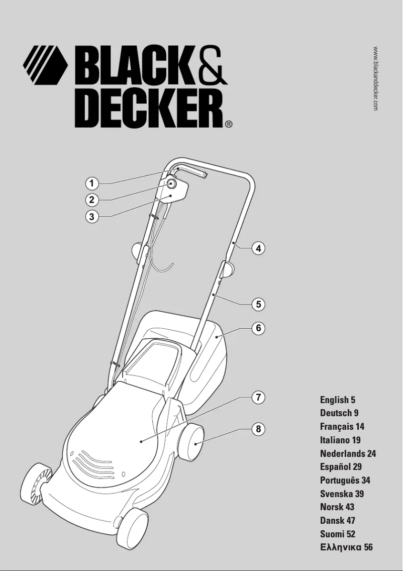 Page n°1 - Manuel utilisateur Black & Decker GR292