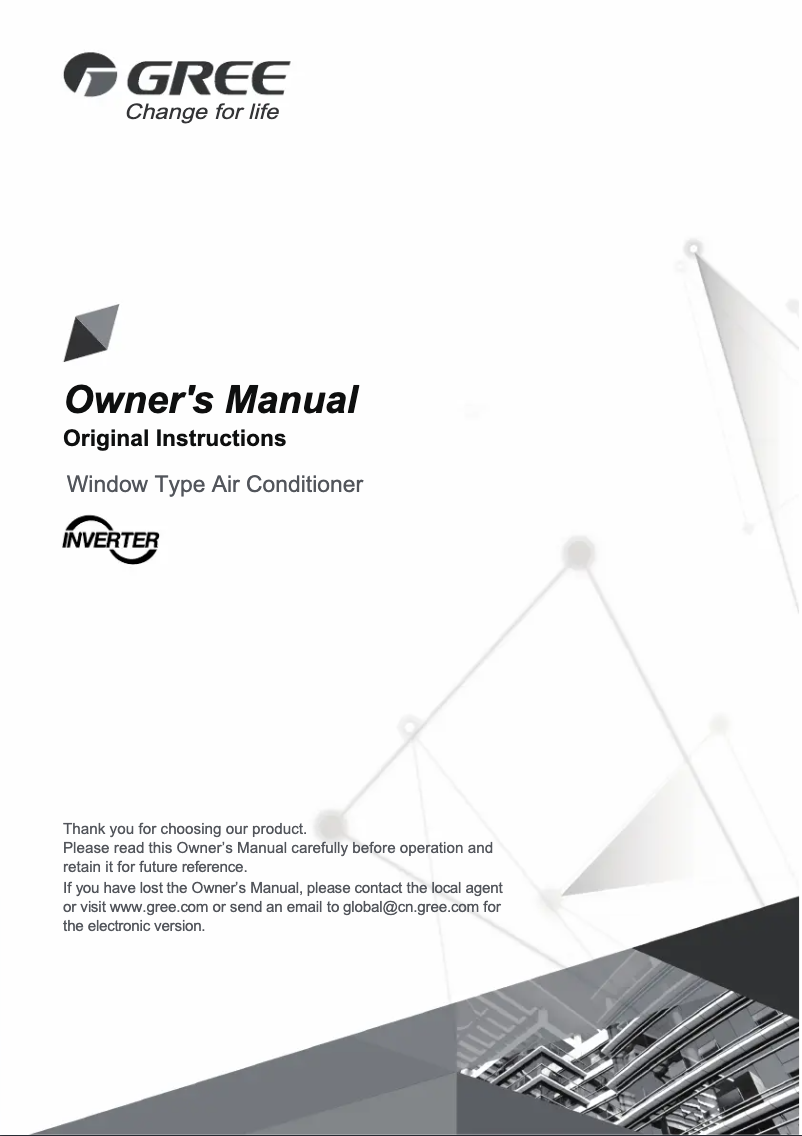 Imagen de la primera página del manual del dispositivo GWF18CV