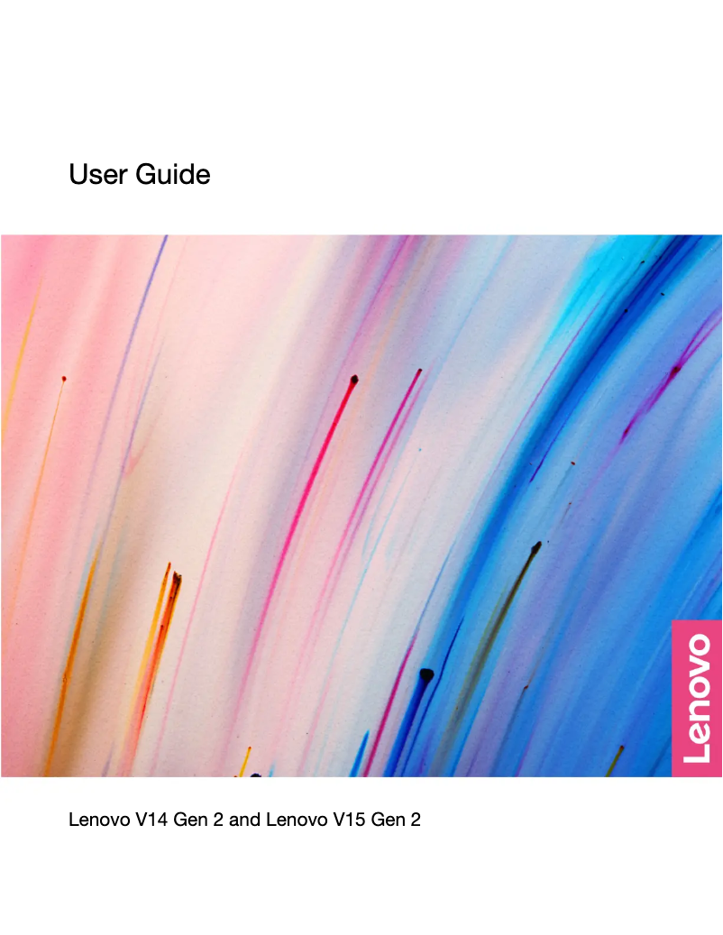 Page n°1 - Manuel utilisateur Lenovo V14 G2