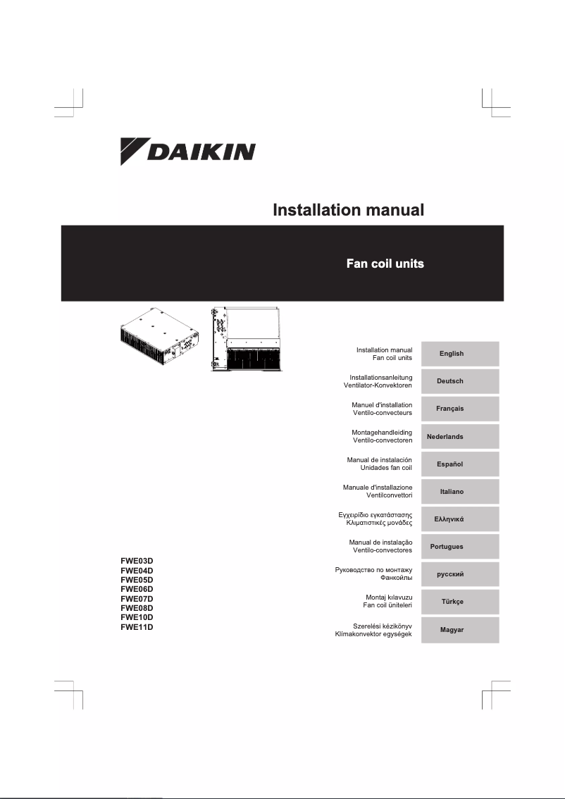 Página 1 del manual Manual de usuario Daikin FWE05DAFN5V3-R