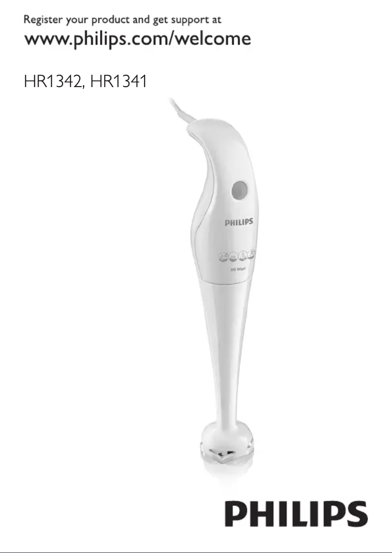 Page n°1 - Manuel utilisateur Philips Daily Collection HR1341