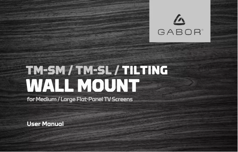 Page 1 de la notice Manuel utilisateur Gabor TM-SM