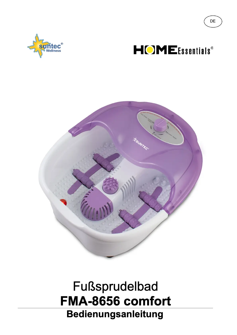 Image de la première page du manuel de l'appareil FMA-8656 comfort