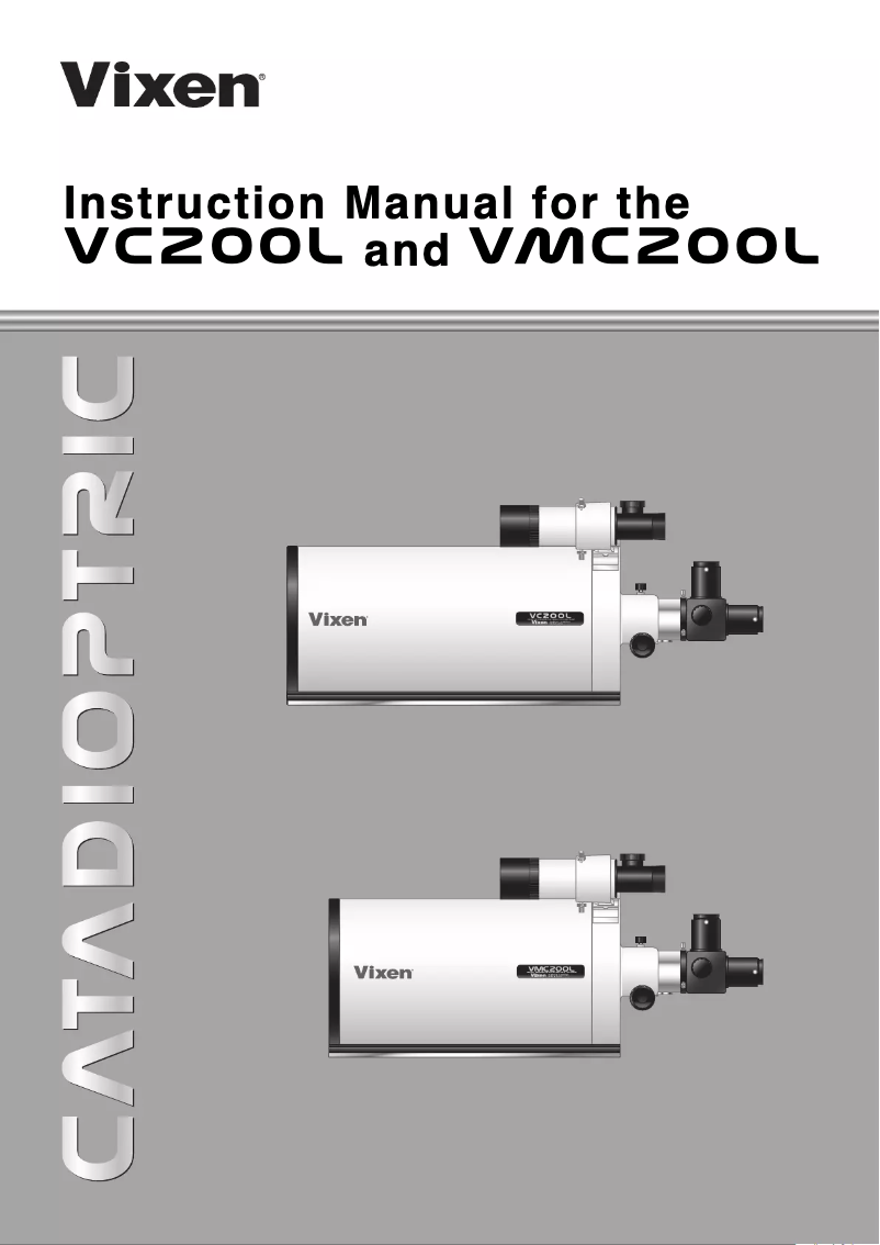 Page n°1 - Manuel utilisateur Vixen VC200L