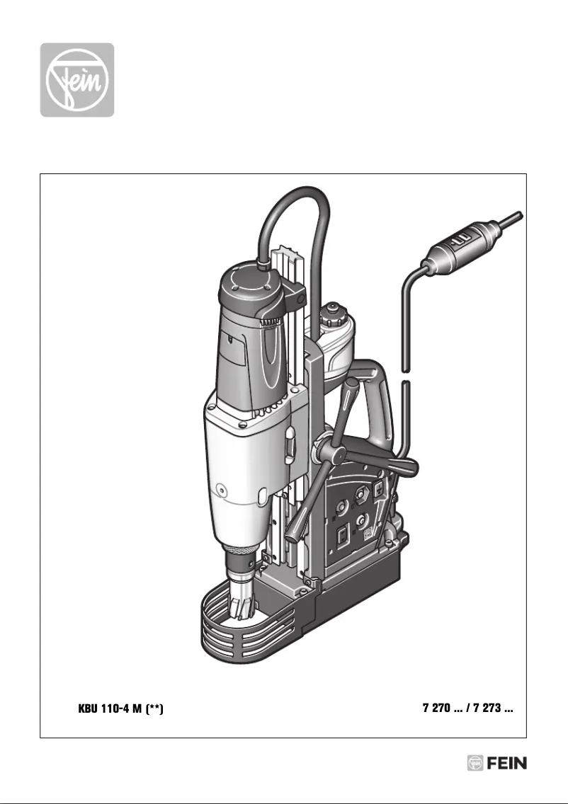 Page n°1 - Manuel utilisateur Fein KBU 110-4 M