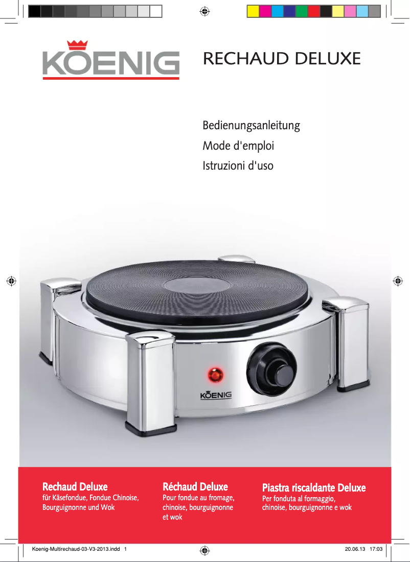 Página 1 del manual Manual de usuario Koenig B02189