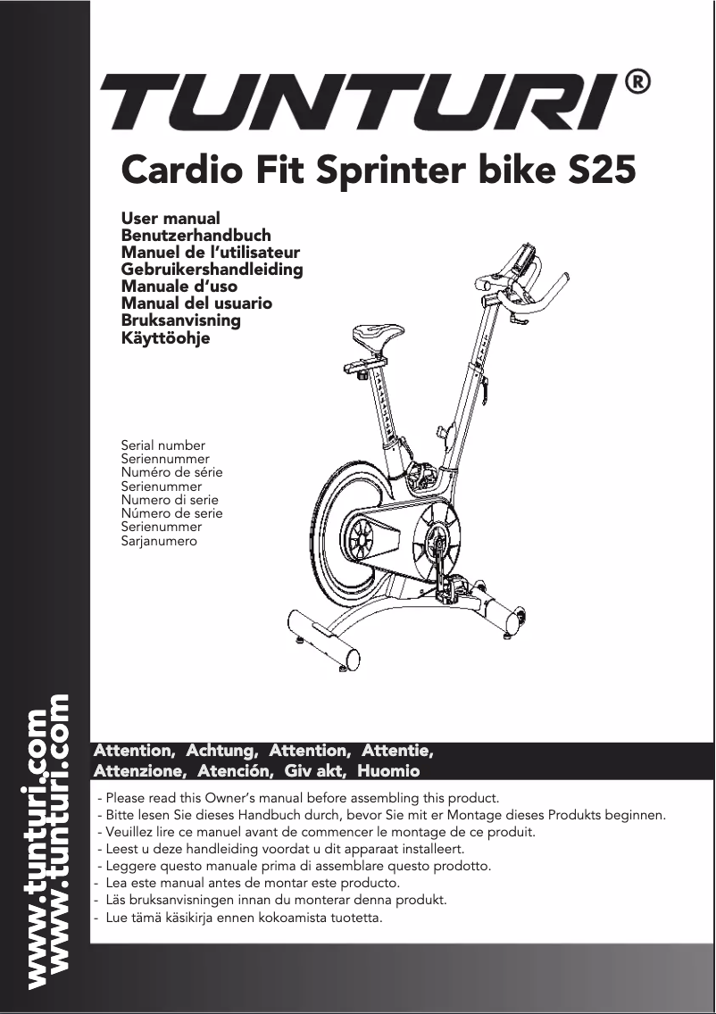 Image de la première page du manuel de l'appareil Competence S25