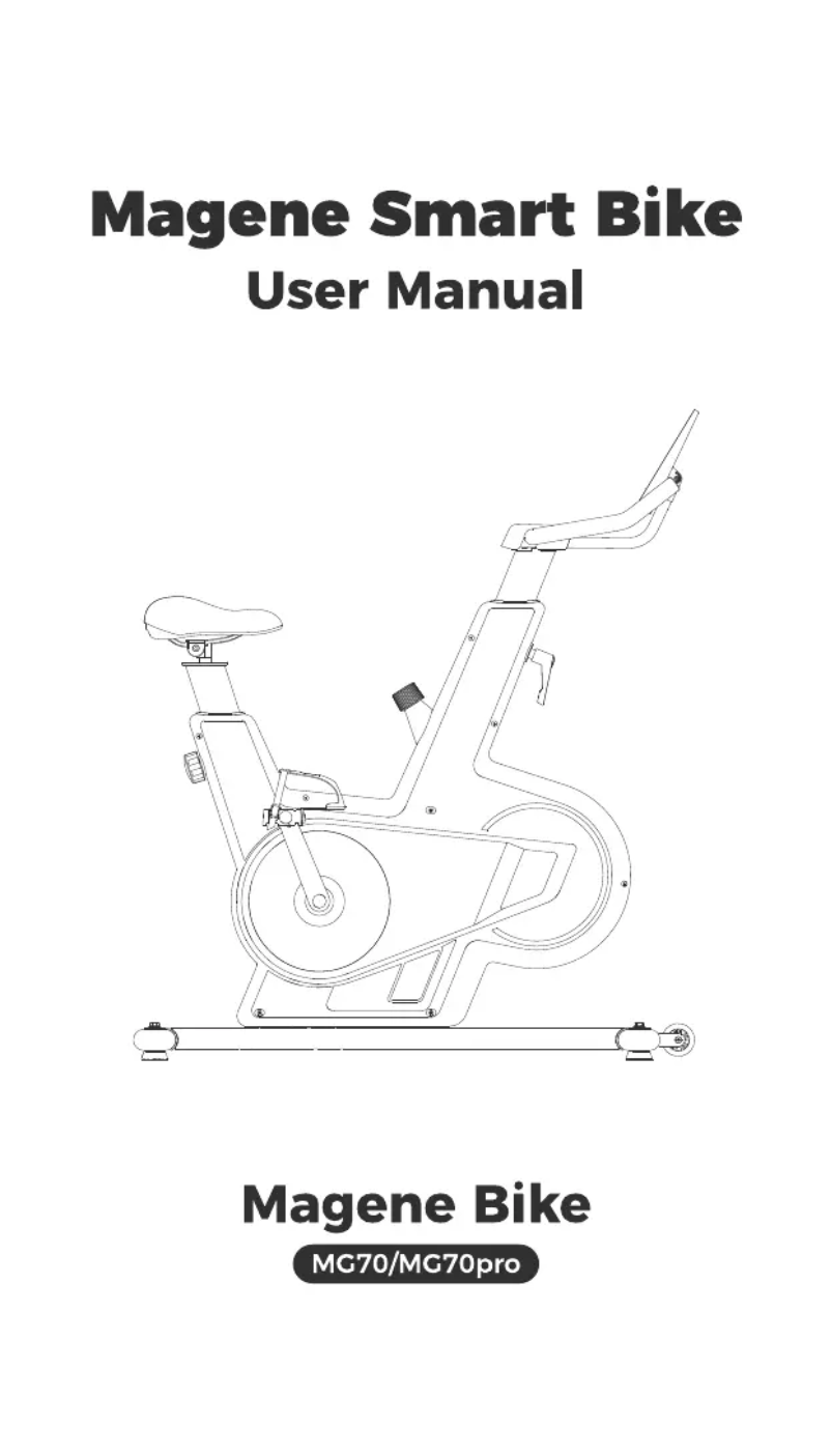 Page 1 de la notice Manuel utilisateur Magene MG70