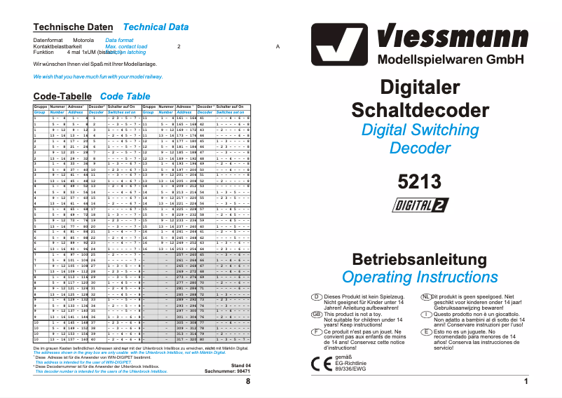 Página 1 del manual Manual de usuario Viessmann 5213