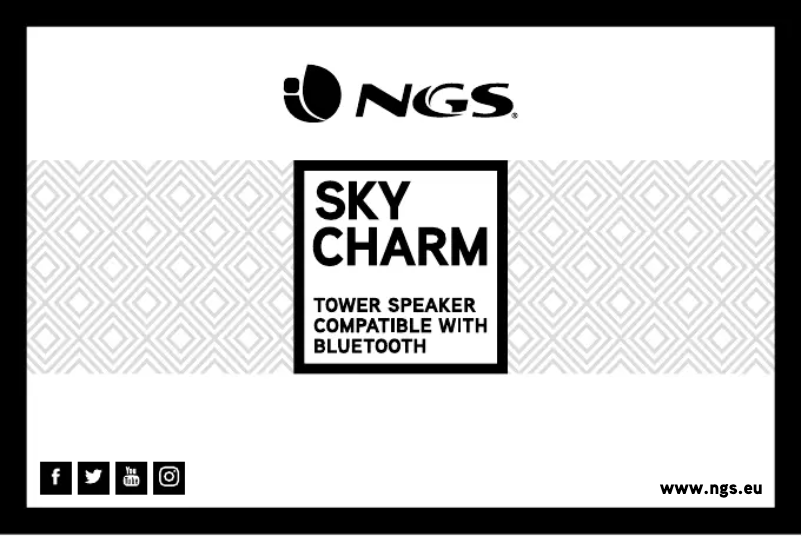 Page 1 de la notice Manuel utilisateur NGS Sky Charm