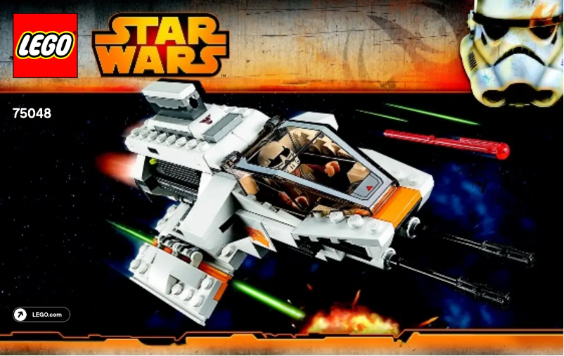 Page n°1 - Manuel utilisateur Lego Star Wars 75048