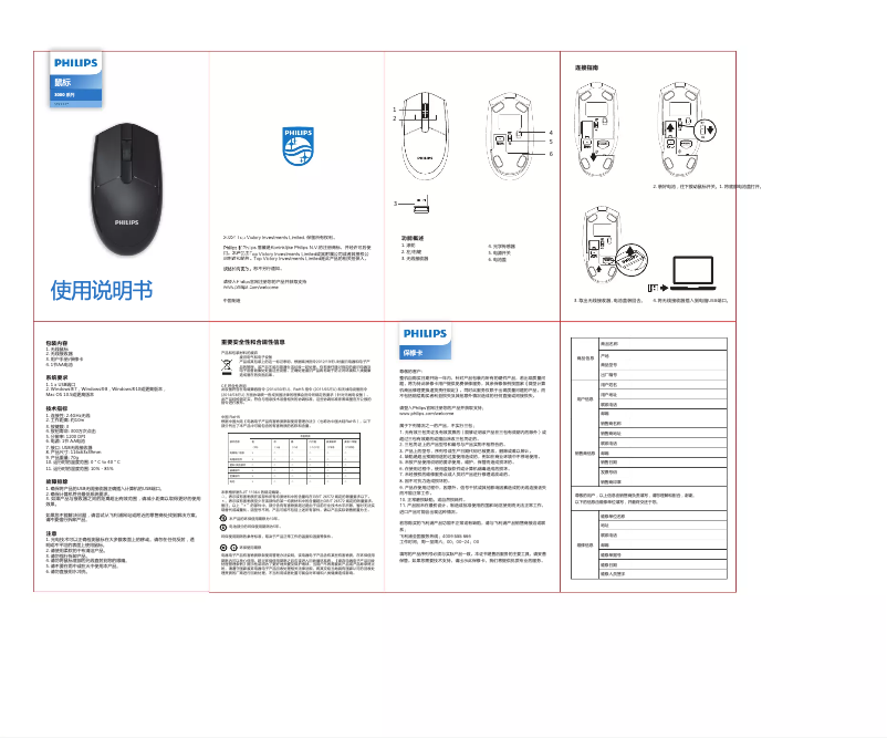 Page 1 de la notice Guide de démarrage rapide Philips SPK7337
