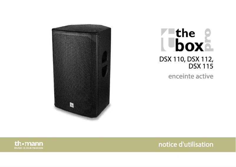 Image de la première page du manuel de l'appareil DSX 115