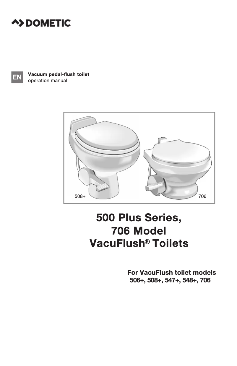 Imagen de la primera página del manual del dispositivo VacuFlush 509