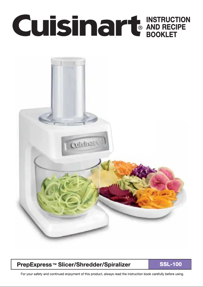 Image de la première page du manuel de l'appareil PrepExpress SSL-100