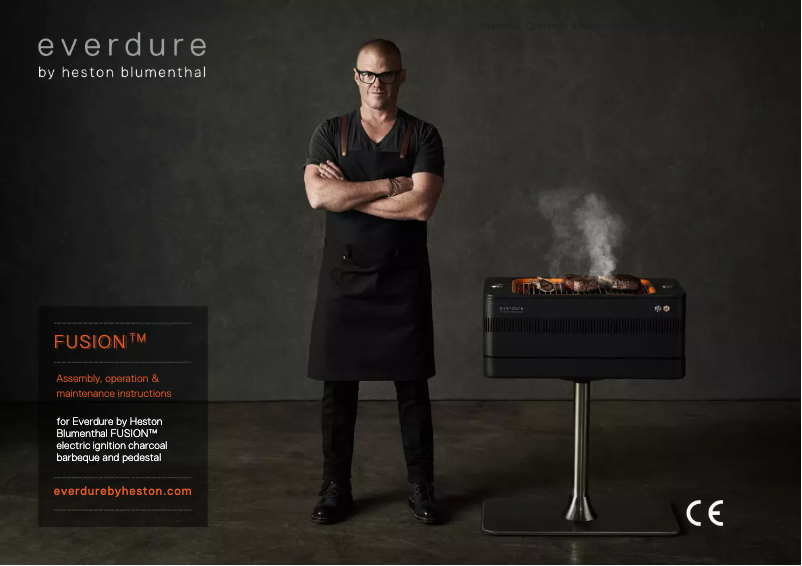 Page 1 de la notice Manuel utilisateur Everdure Fusion