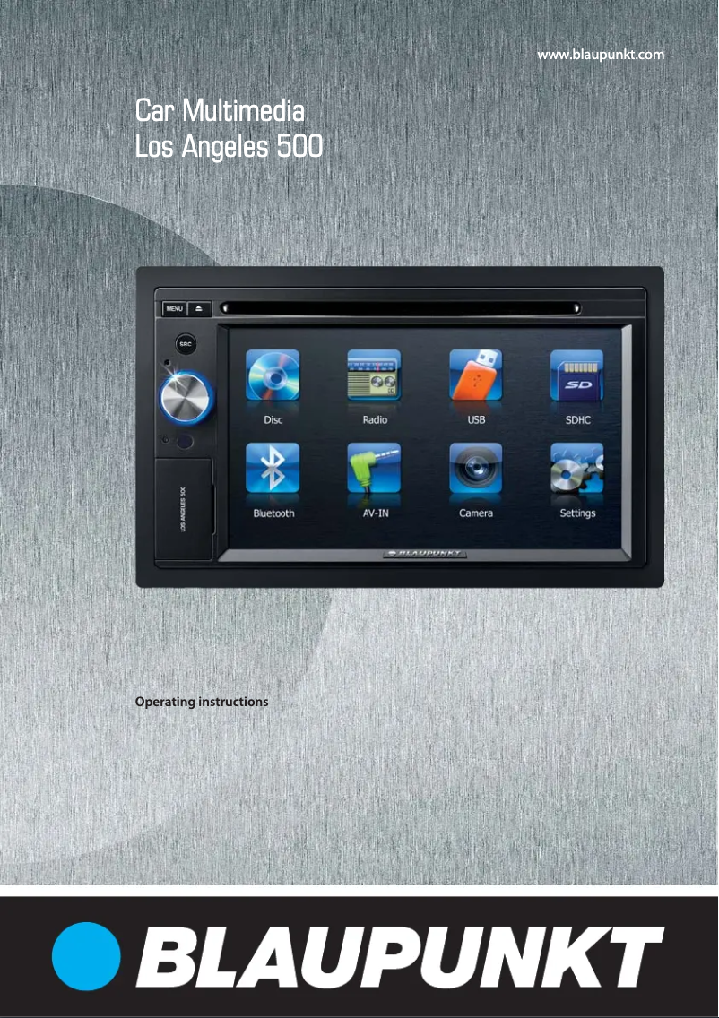 Page n°1 - Manuel utilisateur Blaupunkt Los Angeles 500