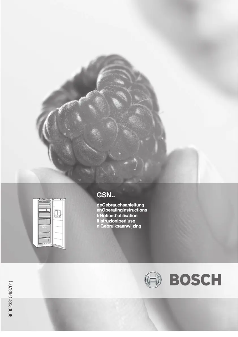 Página 1 del manual Manual de usuario Bosch GSN28V01GB