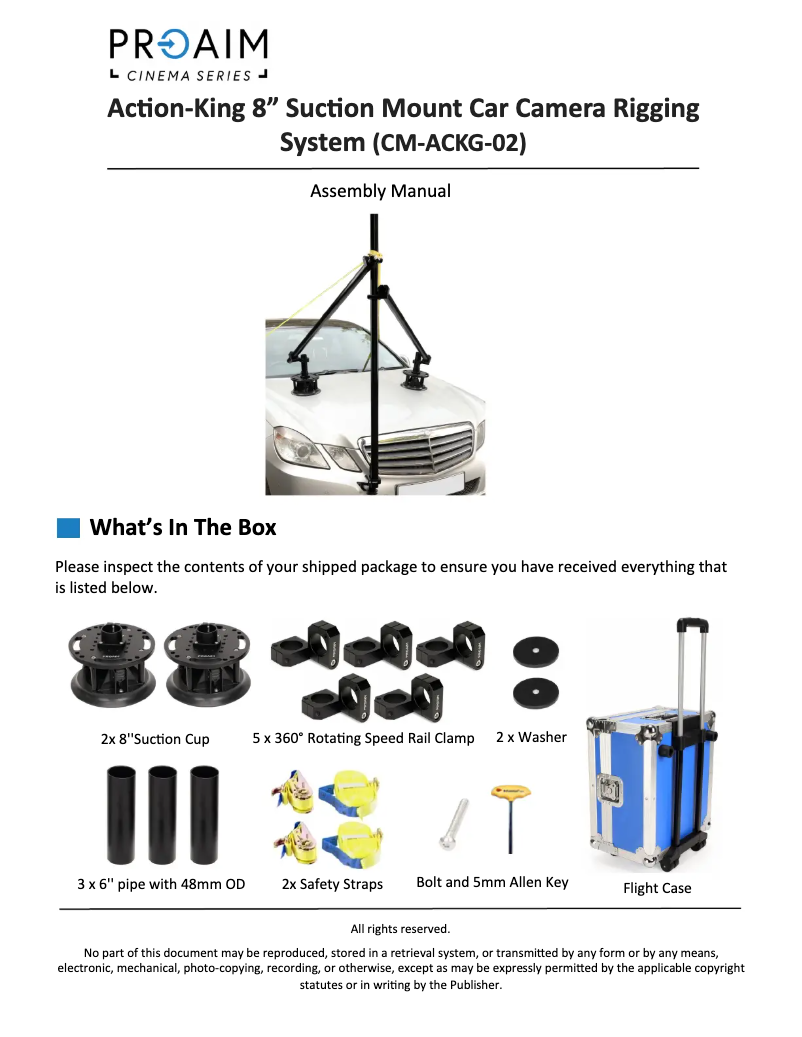 Página 1 del manual Manual de usuario Proaim CM-ACKG-02