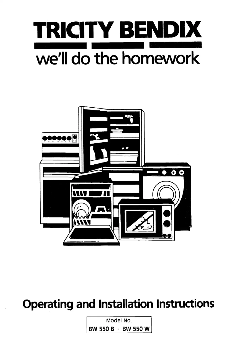 Page n°1 - Manuel utilisateur Tricity BW550W