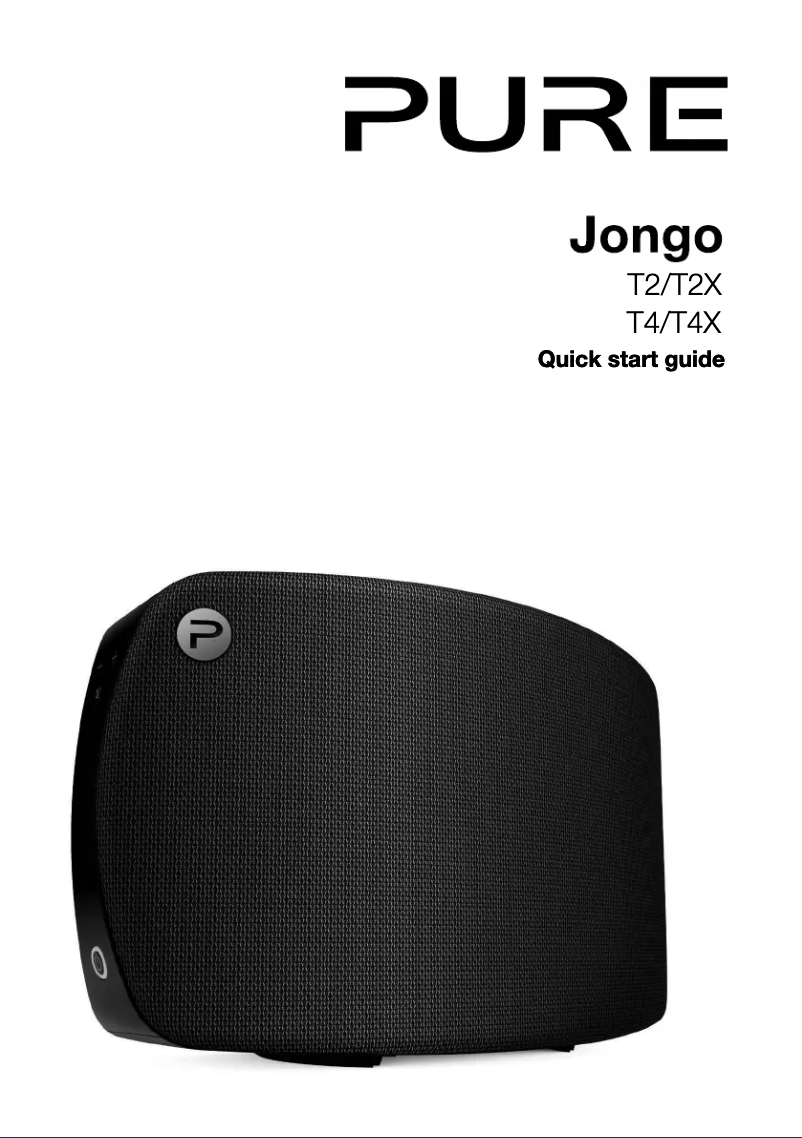 Image de la première page du manuel de l'appareil Jongo T2X