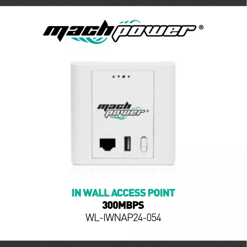 Page 1 de la notice Manuel utilisateur Mach Power WL-IWNAP24-054