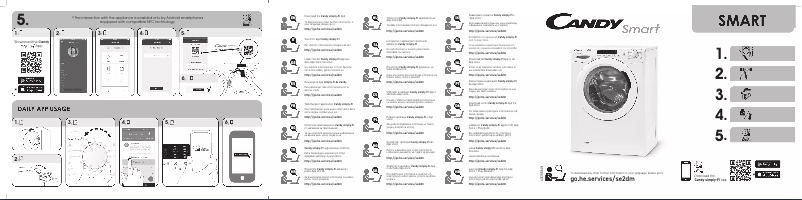 Page n°1 - Manuel utilisateur Candy CS 1482D3/1-S
