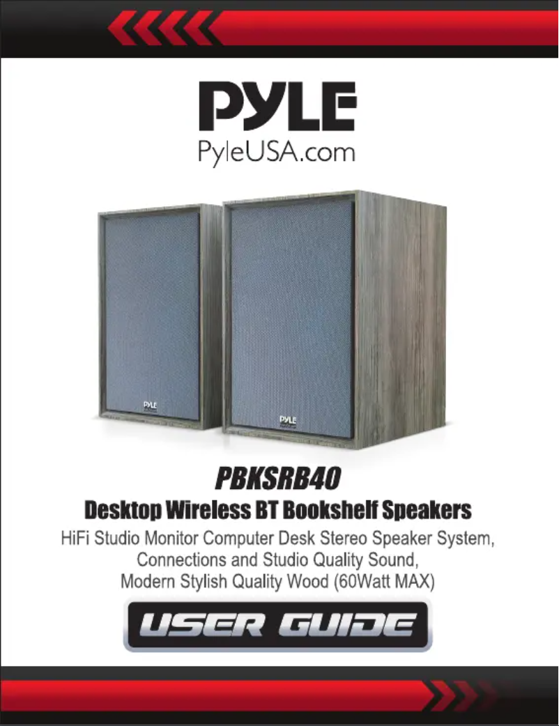 Página 1 del manual Manual de usuario Pyle PBKSRB40