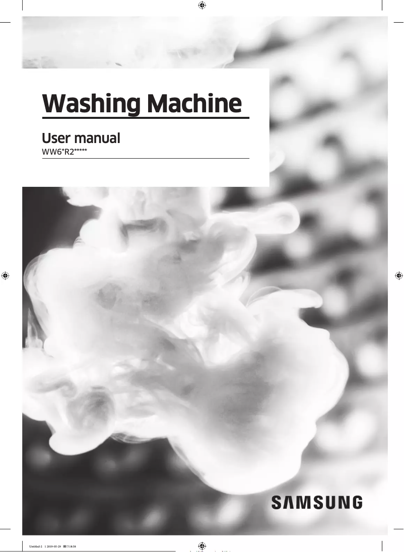 Página 1 del manual Manual de usuario Samsung WW65R22EK0X