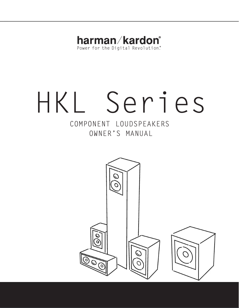 Page n°1 - Manuel utilisateur Harman Kardon HKB4