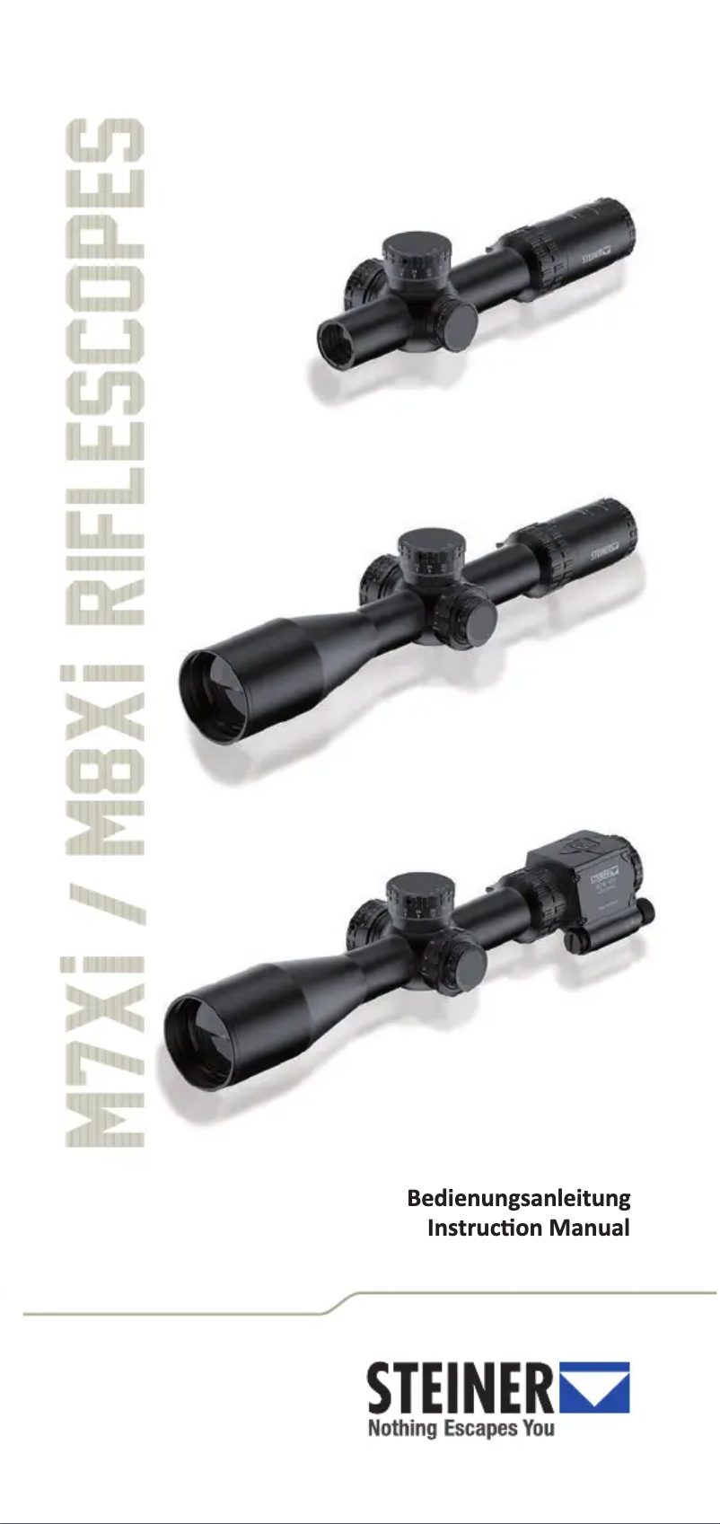 Page 1 de la notice Manuel utilisateur Steiner M8Xi 1-8x24