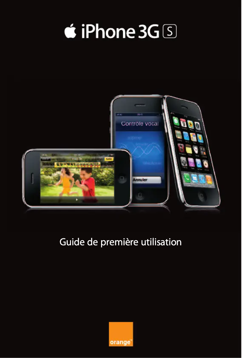 Image de la première page du manuel de l'appareil IPhone 3GS