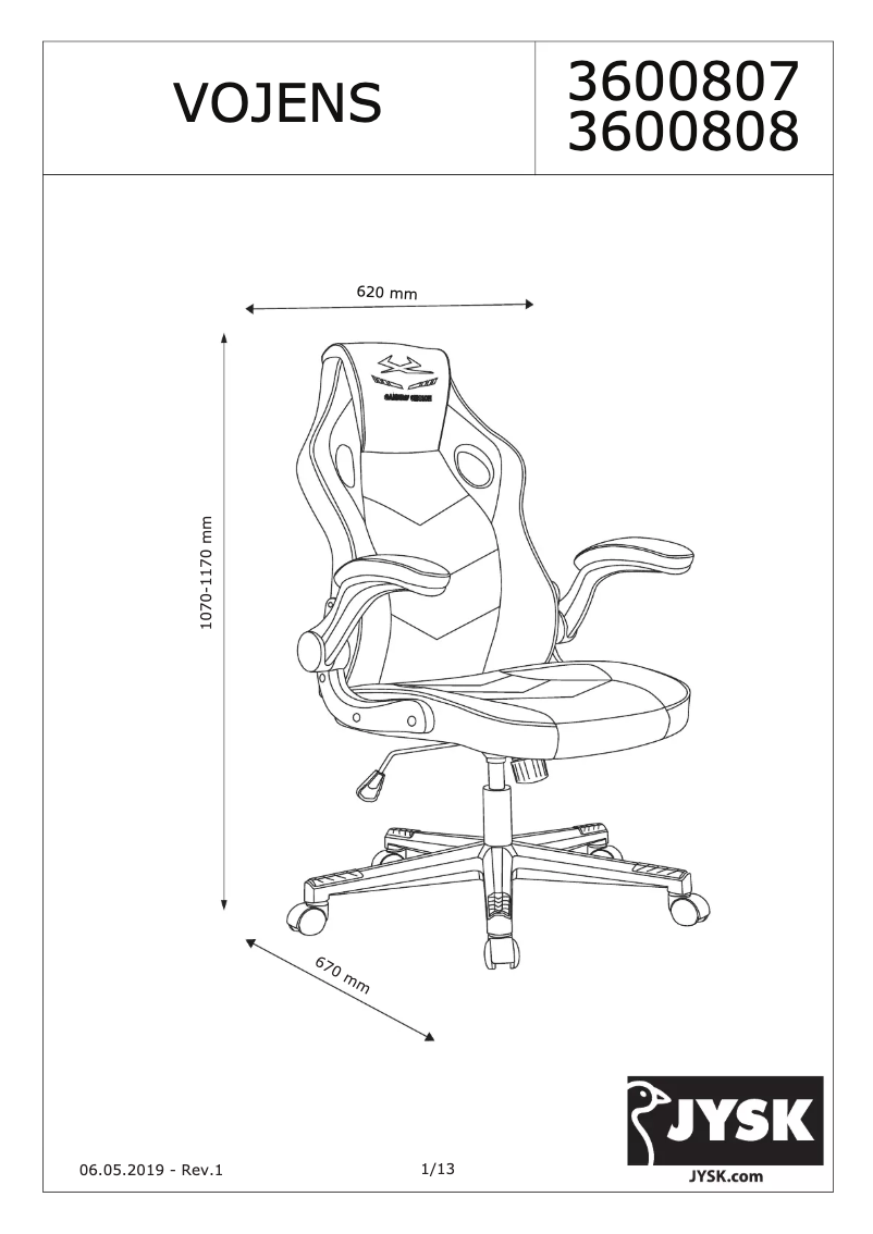 Página 1 del manual Manual de usuario JYSK Vojens
