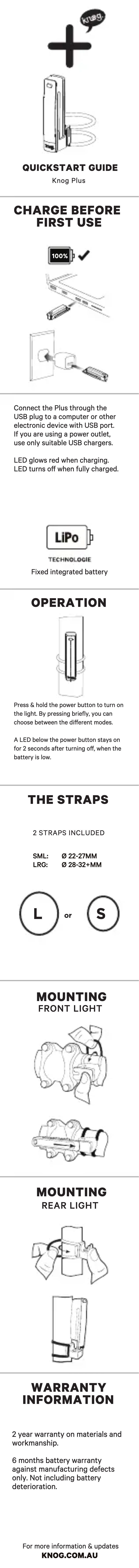 Image de la première page du manuel de l'appareil Plus
